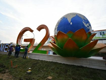 The largest 3D-20 logo in the country has been erected by Nagpur Metro |  नागपूर मेट्रोने उभारला देशातील सर्वात मोठा थ्रीडी-२० लोगो 