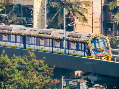 in mumbai 2 lakh 60 thousand people travel in a day service provided through metro 2a and metro 7 routes | दिवसभरात २ लाख ६० हजार जणांचा प्रवास; मेट्रो २ अ, मेट्रो ७ वर २३ गाड्यांद्वारे सेवा