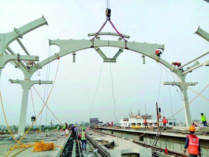 The height of Nagpur Metro Airport station is 90 feet | नागपूर  मेट्रो एअरपोर्ट स्टेशनची उंची ९० फूट 