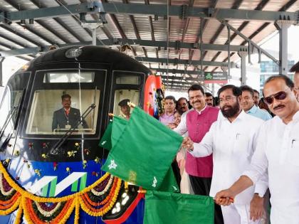 The Chief Minister expressed confidence that passengers will be able to use the metro on a large scale from 2028. | २०२८ पासून प्रवाश्यांना मोठ्या प्रमाणात करता येणार मेट्रोचा वापर, मुख्यमंत्र्यांनी व्यक्त केला विश्वास The Chief Minister expressed confidence that passengers will be able to use the metro on a large scale from 2028. | २०२८ पासून प्रवाश्यांना मोठ्या प्रमाणात करता येणार मेट्रोचा वापर, मुख्यमंत्र्यांनी व्यक्त केला विश्वास