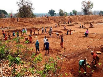 Closure of all activities under the Employment Guarantee Scheme due to oppressive conditions; The laborers are starving | जाचक अटींमुळे रोजगार हमी योजनेतील सर्व कामे बंद; मजुरांची उपासमार सुरू