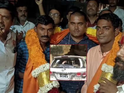 The trio who broke into the car were felicitated; Gunratna Sadavarte's home address obtained from social media | गाडी फोडणाऱ्या तिघांचा सत्कार; सोशल मीडियातून मिळवला सदावर्तेंच्या घराचा पत्ता