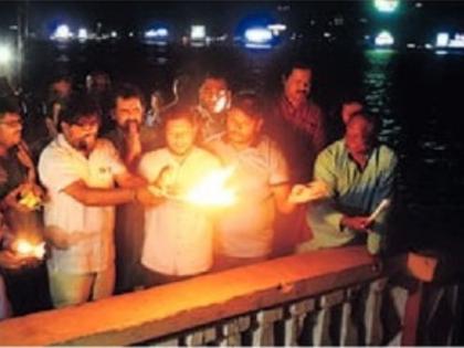 let mhadei flow continuously from goa maha aarti by environmentalists | देवा, गोव्यातून म्हादई सतत वाहू दे; पर्यावरणप्रेमींकडून महाआरती