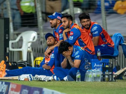 Mumbai Indians lost 5th Match in IPL 2022 season against Punjab Kings Suryakumar Baby AB Tilak Varma Shikhar Dhawan Mayank Agarwal Odean Smith MI vs PBKS | Suryakumar Yadav, IPL 2022 MI vs PBKS Live: Mumbai Indians ला पराभवाचा जोरदार 'पंच'; पंजाबचा १२ धावांनी विजय