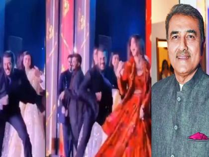 NCP Leader Praful Patel Dance With Bollywood Actor Salman Khan And Actress Shilpa Shetty | सलमान अन् शिल्पा शेट्टीसह प्रफुल पटेल यांनीही धरला ठेका; व्हिडिओ सोशल मीडियावर व्हायरल