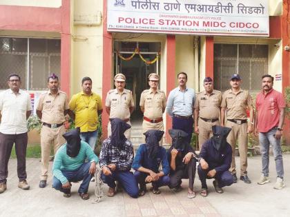 The attackers hid in the cattle shed of the farm after shooting at the land businessman, all five accused arrested | जमीन व्यावसायिकावर गोळीबार करून हल्लेखोर शेतातील जनावरांच्या गोठ्यात लपले