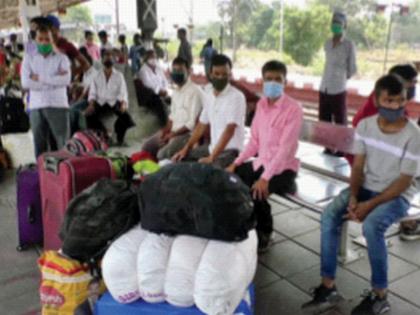 CoronaVirus Lockdown News migrant workers in the district return to Mulgavi | CoronaVirus Lockdown News: जिल्ह्यातील परप्रांतीय कामगार पुन्हा निघाले मूळगावी