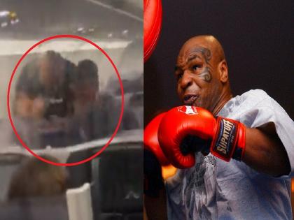 Mike Tyson: Famous boxer Mike Tyson gets angry, punches his fellow passenger on the plane; Watch the video | Mike Tyson: प्रसिद्ध बॉक्सर माईक टायसनला राग अनावर, विमानात सहप्रवाशाला धु धु धुतलं; पाहा Video