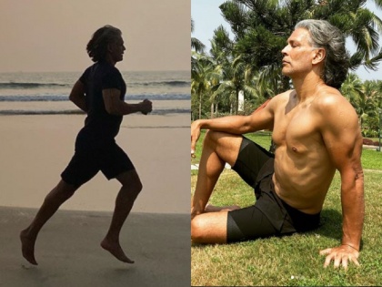 OMG: Milind Soman runs naked on the beach on his 55th birthday | OMG: आयर्न मॅन मिलिंद सोमणचा बीचवर न्यूड रन, फोटोने वेधले लक्ष