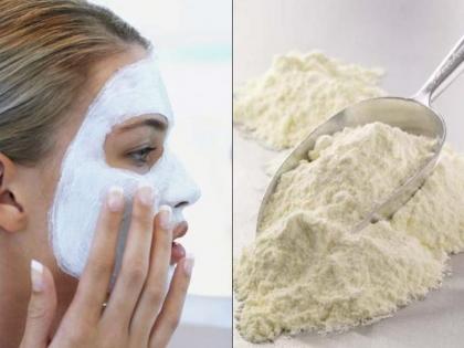 Home made face packs using milk powder for naturally glowing skin | दुधापेक्षाही जास्त फायदेशीर असते दूधाची पावडर; सौंदर्य वाढवण्यासाठी असा करा वापर!