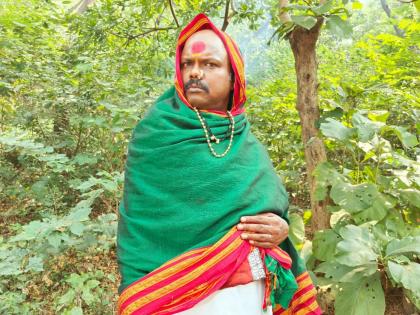 green saree, turmeric kunku on forehead and mangalsutra, Milind Shinde's look of 'Gatha Navnathachi' in discussion | हिरवी साडी, कपाळावर हळद कुंकू अन् गळ्यात मंगळसूत्र, 'गाथा नवनाथांची'मधील मिलिंद शिंदेंचा लूक चर्चेत