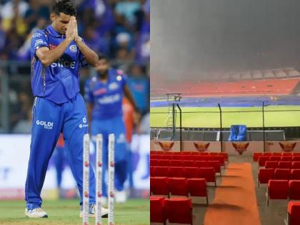 Mumbai Indians to get knocked out if SRH vs LSG match gets washed off, loser of PBKS vs RCB too suffer same fate | SRH vs LSG सामना पावसामुळे रद्द झाला तर काय होईल? मुंबई इंडियन्सला म्हणावं लागतंय, जारे जारे पावसा... 