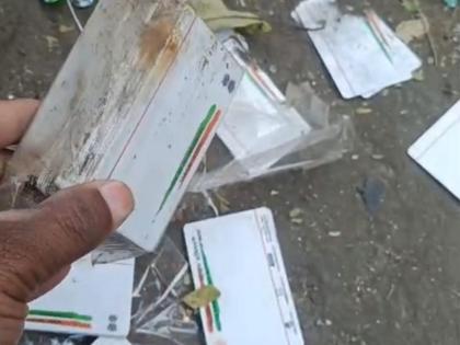 मीरा भाईंदर महापालिका निवडणुकी दरम्यान कोरी आधारकार्ड आढळल्याने खळबळ  