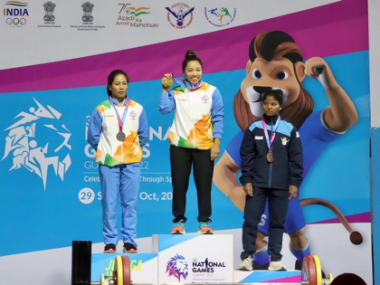 Mirabai Chanu has won a gold medal in national sports competitions by lifting 191 kg | Mirabai Chanu Wins Gold: मीराबाई चानूची कमाल! दुखापतीतून सावरत 191 किलोचा भार उचलून जिंकलं 'गोल्ड'