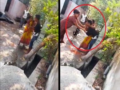 Telangana Video: WATCH: Mother rubs Chilli Powder on son's eyes to punish for Ganja addiction, incident in Telangana | Telangana Video: समजावून थकली, शेवटी डोळ्यात मिरची पावडर घातली; गांजाची नशा करणाऱ्या पोराला आईचा हिसका