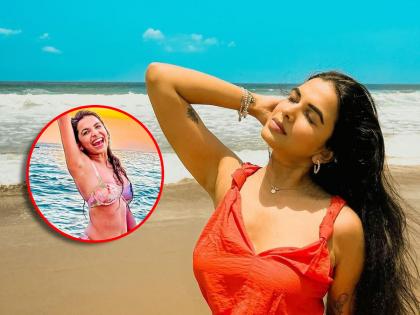 Mithali Mayekar shared hot photos in bikini goes viral on social media | मिताली मयेकरच्या बिकीनीतील फोटोंनी सोशल मीडियावर केला कहर, नेटकरी म्हणाले...