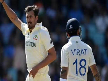 AUS vs IND Border Gavaskar Trophy Mitchell Starc On battles with Virat Kohli | विराट कोहलीला गोलंदाजी करताना काय असतं फिलिंग? स्टार्कनं शेअर केली त्यामागची गोष्ट