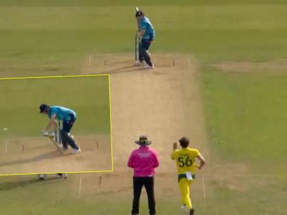 eng vs aus 2nd odi Mitchell Starc with an unplayable yorker to dismiss harry Brook  | ENG vs AUS ODI : मिचेल स्टार्कचा अप्रतिम यॉर्कर! इंग्लंडचा कर्णधार 'चारीमुंड्या चीत', Video