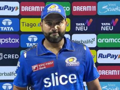 IPL 2023, MI vs CSK : Rohit Sharma said, "seniors need to step up in the team, starting with me obviously". | IPL 2023, MI vs CSK : सीनियर्सनी आता पुढाकार घेऊन, संघासाठी खेळायला हवं; पराभवानंतर रोहित शर्माचं स्पष्ट मत