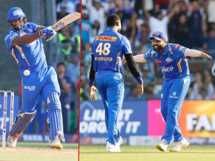 IPL 2024, Mumbai Indians vs Delhi Capitals Live Marathi : MUMBAI INDIANS BEAT DELHI CAPITALS BY 28 RUNS - THE FIRST WIN OF THIS SEASON.Romario Shepherd's all-round game won hearts | मुंबई इंडियन्सचा पहिला विजय; रोमारियो शेफर्डच्या ऑल राऊंड खेळाने जिंकली मनं 