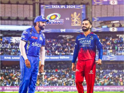 IPL 2024 Mumbai Indians vs Royal Challengers Bengaluru Live Marathi : MI won the toss & decided to bowl first,  Shreyas Gopal has replaced Piyush Chawla for MI, Will Jacks, Mahipal Lomror and Vijaykumar Vyshak get a game for RCB.   | MI vs RCB Live : मुंबई इंडियन्सने जिंकला टॉस, एकाची केली बदली; रॉयल चॅलेंजर्स बंगळुरूच्या संघात ३ मोठे बदल 