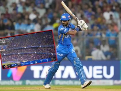 IPL 2024 Mumbai Indians vs Rajasthan Royals Live Update : Wankhede going mad after the boundaries from Hardik Pandya, MI got 46 runs in 6 overs and lost 4 wickets   | रंग बदलले... ! हार्दिक पांड्याला विरोध करणारे प्रेक्षक समर्थक बनले; वाचा असे नेमके काय घडले