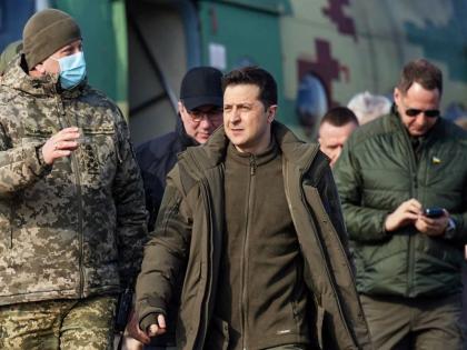 Russian media claim that Ukrainian President Volodymyr Zelensky has left Ukraine | Russia Ukraine War: राष्ट्राध्यक्ष वोलोदिमीर जेलेन्स्की यांनी युक्रेन सोडलं; रशियन मीडियाचा खळबळजनक दावा