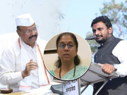 mla Amol mitkari criticized Agriculture Minister Abdul Sattar abuses of MP Supriya Sule | "...म्हणून त्यानं कुत्रा निशाणी मागितली होती", अमोल मिटकरींचा सत्तारांवर घणाघात