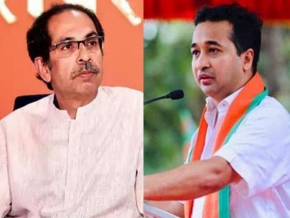 BJP MLA Nitesh Rane has Taunt To Chief Minister Uddhav Thackeray. | 'झुकती है दुनिया, झुकाने वाला चाहिये'; उद्धव ठाकरेंच्या घोषणेनंतर नितेश राणेंचा टोला