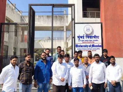  MNS inspected the sub-centre of Mumbai University at Gandhari in Kalyan West  | मनसेने केली मुंबई उपकेंद्राची पाहणी; सोयी सुविधा दिल्या नाही तर आंदोलन करण्याचा इशारा