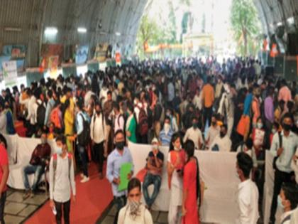 Four thousand youth employment in MNS job fair | मनसेच्या नोकरी मेळाव्यात चार हजार तरुणांना रोजगार