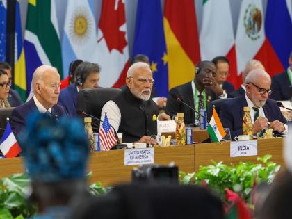 PM Modi in G20: '3F' crisis due to war and unrest, PM Modi warns world from G20 forum | युद्ध अन् अशांततेमुळे '3F' चे संकट, पंतप्रधान मोदींनी G20 मंचावरून जगाला दिला इशारा