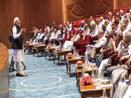 pm narendra modi council of minister meeting monsoon session parliament house loksabha election preperation | "२०२४ नाही, तर २०४७ पाहून काम करा", पंतप्रधान नरेंद्र मोदींचे मंत्र्यांना आवाहन 