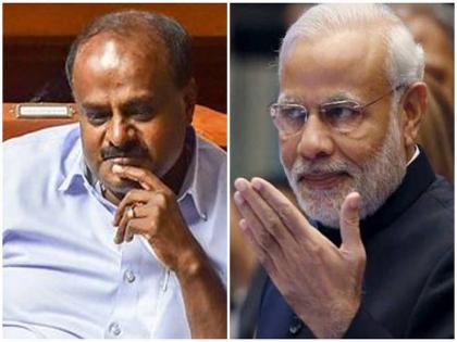 balakot air strike PM Modi asks HD Kumaraswamy Is your vote bank in India or Pakistan | तुमची व्होट बँक भारतात आहे की पाकिस्तानात? मोदींचा कुमारस्वामींना सवाल