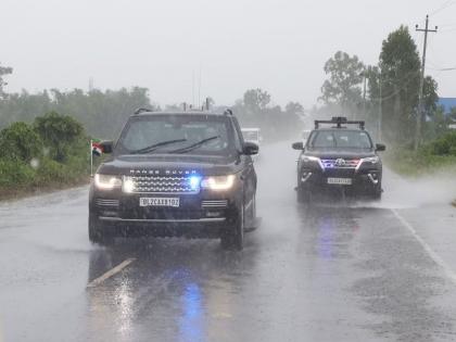 This is called determination Rain became an obstacle in Manipur, then Prime Minister Modi followed this path | याला म्हणतात 'दृढनिश्चय'...! मणिपूरमध्ये पाऊस बनला अडथळा, मग पंतप्रधान मोदींनी 'हा' मार्ग अवलंबला! 