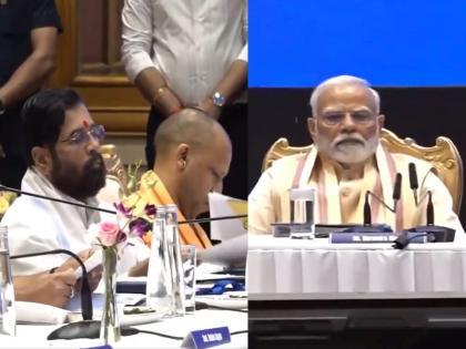 NDA's strong show of strength under Modi's leadership today in Delhi; 20 Chief Ministers, 17 Deputy Chief Ministers attend the meeting... | मोदींच्या नेतृत्वात एनडीएचे जोरदार शक्तीप्रदर्शन; २० मुख्यमंत्री, १७ उपमुख्यमंत्री बैठकीला हजर... NDA's strong show of strength under Modi's leadership today in Delhi; 20 Chief Ministers, 17 Deputy Chief Ministers attend the meeting... | मोदींच्या नेतृत्वात एनडीएचे जोरदार शक्तीप्रदर्शन; २० मुख्यमंत्री, १७ उपमुख्यमंत्री बैठकीला हजर...