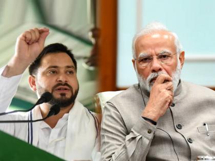 Bihar Politics Tejashwi Yadav slams BJP over 3 son in laws ED CBI IT Nitish Kumar also trolled  | Bihar Politics Tejashwi Yadav: "भाजपा ज्या विधानसभेत हरतो, तिथे तीन जावई पाठवतो"; तेजस्वी यादवांचा हल्लाबोल