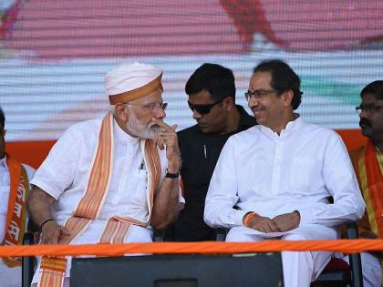 pm narendra modi calls shiv sena chief uddhav thackeray small brother | मोदींचं 'मिशन महाराष्ट्र'; भाषणाच्या सुरुवातीला उद्धव ठाकरेंना म्हणाले...