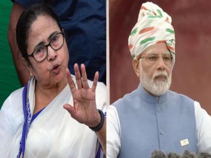 Mamata Banerjee: 'I will die of hunger, but will not eat ration with photo of Modi', Mamata's tongue slips | 'उपाशी राहून मरेन, पण मोदींचा फोटो असलेले राशन खाणार नाही', ममतांची जीभ घसरली