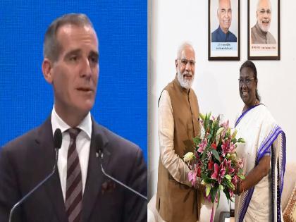 Eric Garcetti, US Ambassador to India says 'Dreams become reality every day in India" | "भारतात दररोज स्वप्ने सत्यात उतरतात; चहा विकणारा पंतप्रधान अन् शिक्षिका राष्ट्रपती बनते"