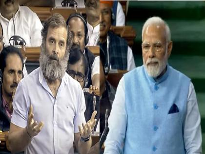 Rahul Gandhi Wayanad Visit: 'Look at me and Modi's face during owr speech in Parliament, his hand was shaking', Rahul Gandhi slams | Rahul Gandhi Wayanad Visit: 'संसदेतील भाषणावेळी माझा आणि मोदींचा चेहरा पाहा, त्यांचा हात थरथरत होता', राहुल गांधींचा पलटवार