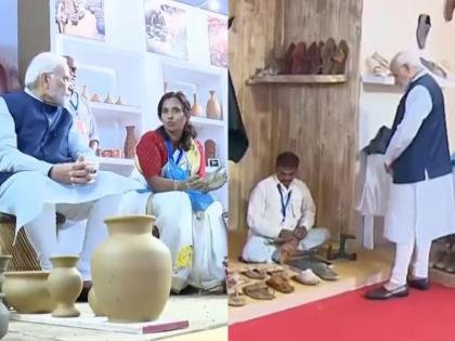 PM Narendra Modi inaugurated the India International Convention and Expo Center named Yasobhoomi in Dwarka. | चांभार अन् कुंभारांसोबत गप्पा...; पंतप्रधान मोदींनी केले यशोभूमी कन्व्हेन्शन सेंटरचे उद्घाटन