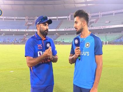 mohammed shami said, Umran Malik has a great pace But we shouldn't forget the line and length, it's important. If we have that then one can rule the world  | IND vs NZ: "...तर आपण जगावरही राज्य करू शकतो", मोहम्मद शमीचा उमरान मलिकला मोलाचा सल्ला