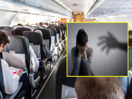 Woman co-passenger molested during plane landing, Pune accused arrested | विमान लॅंडिंगदरम्यान महिला सहप्रवाशाचा विनयभंग, पुण्यातील आरोपी ताब्यात