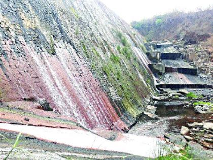  Mourbe dam starts the leak, ignore the repair of the irrigation department | मोरबे धरणाला गळती सुरूच, पाटबंधारे विभागाचे डागडुजीकडे दुर्लक्ष