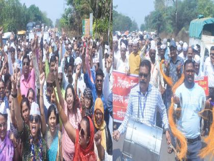 Old pension scheme: Govt employees strike collector office in Sangli | जुनी पेन्शन योजना: सांगलीत सरकारी कर्मचाऱ्यांची जिल्हाधिकारी कार्यालयावर धडक