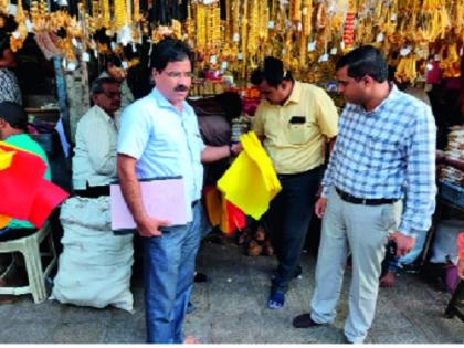  Sale of plastic bags, even when 15 vendors were penalized | प्लास्टिक पिशव्यांची विक्री, १५ विक्रेत्यांना दंड बंदी असतानाही विक्री