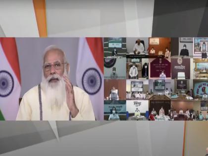 Coronavirus: Increasing number of positive cases"; PM Narendra Modi mistake, video viral by Congress | Coronavirus: “पॉझिटिव्ह केसेस वाढवण्यावर भर द्या”; पंतप्रधान नरेंद्र मोदींची ‘ती’ चूक काँग्रेसनं पकडली, व्हिडीओ व्हायरल