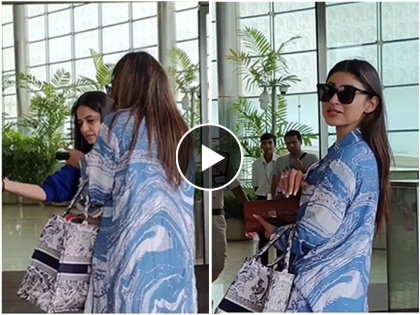 Mouni roy forgot her passport at home netizens brutally trolled her | Mouni Roy Video: घाई-घाईत घरी पासपोर्ट विसरुन एअरपोर्टवर पोहोचली मौनी रॉय, नेटिझन्स म्हणाले....