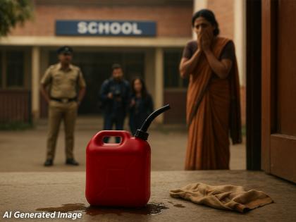 18 year old youth who had passed 10th standard sprayed petrol on a 26 year old guest teacher and set her on fire | आधी २६ वर्षीय शिक्षिकेची काढली छेड; तक्रार करताच विद्यार्थी पेट्रोल घेऊन घरात घुसला अन्...